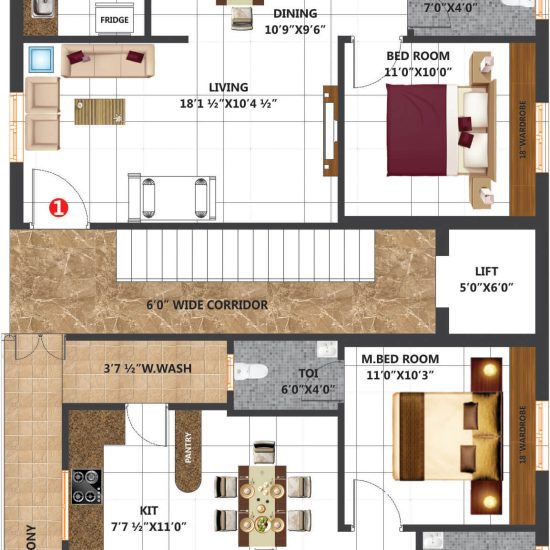 Sri Sai Srinivasa Nilayam PLan